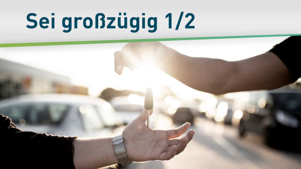 Warum Großzügigkeit so wichtig ist 1/2 1